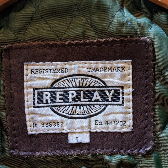 Replay leather jacket - Picture 3 of 5